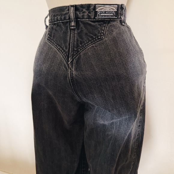 Vintage Dark Grey Rocky Mountain Jeans - Picture 1 of 7